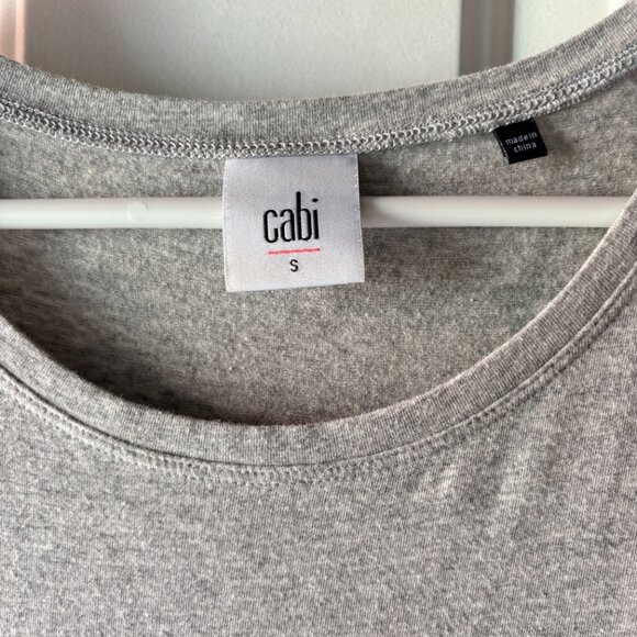 cabi Heather Gray Ruched Casual Dress Size S - Picture 3 of 3